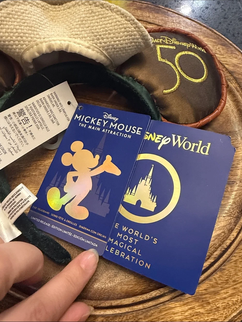 Disney Walt Disney world 50 th celebration enchanted tiki room ears